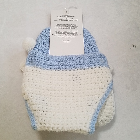 NWT crochet set 0-6 months - Picture 2 of 2